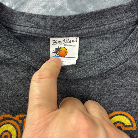 Kid Rock American Rock N Roll T-Shirt Size Large Heather Gray Detroit Rap USA - Picture 5 of 9